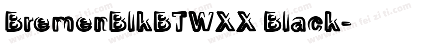 BremenBlkBTWXX Black字体转换